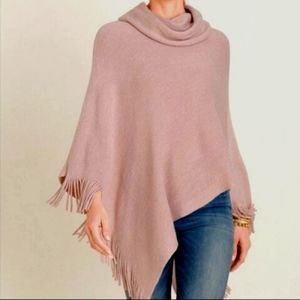 NWT Chico's Sweater Pink Poncho